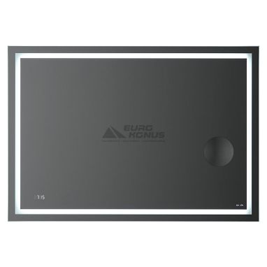 AM.PM Зеркало с LED подсветкой, часами и косметическим зеркалом M91AMOX1003WG